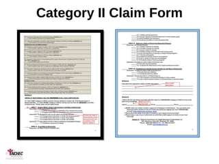 Category II Claim Form
 