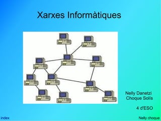 index Nelly choque
Xarxes Informàtiques
Nelly Danetzi
Choque Solís
4 d'ESO
 