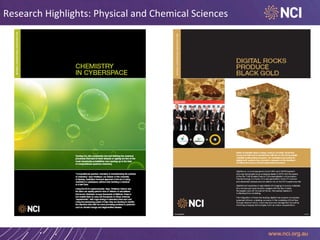 Research	
  Highlights:	
  Physical	
  and	
  Chemical	
  Sciences	
  

 