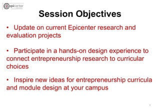 Epicenter Research Slides Open 2013