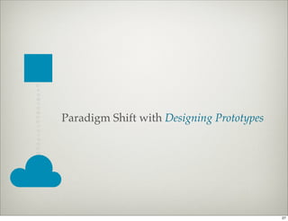 01
11
10
00
11
10
00
01
01   Paradigm Shift with Designing Prototypes
11
10
11
10
00
01
00




                                                27
 
