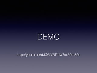 DEMO
http://youtu.be/dJQ5lV5Tldw?t=39m30s
 