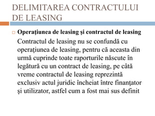 Cclontractul de leasing