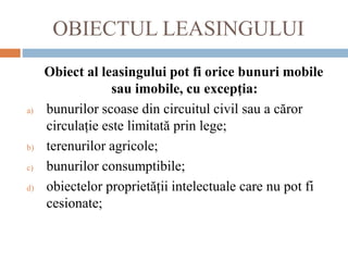 Cclontractul de leasing