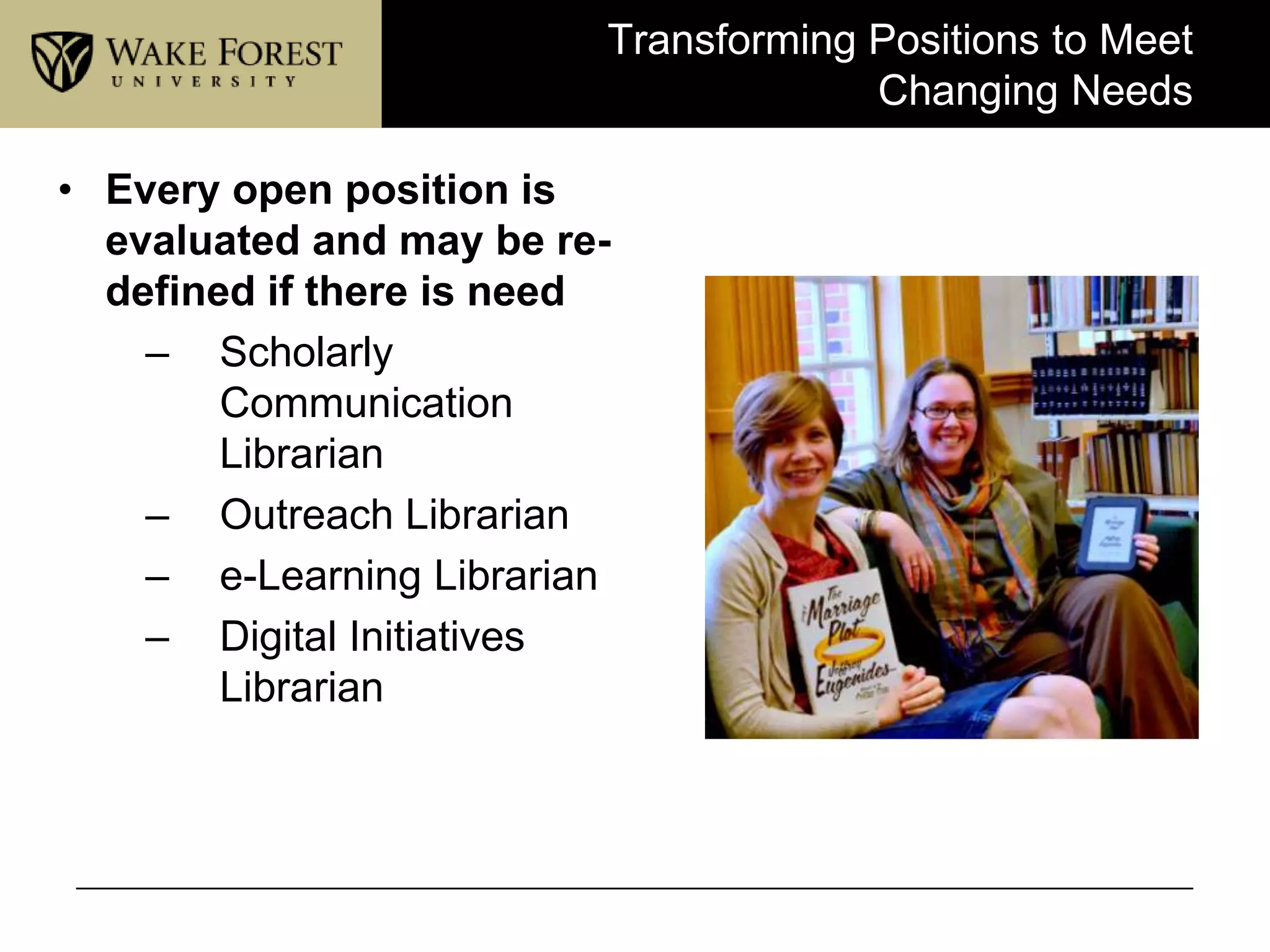Library Services for Teaching

 