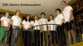 Library Ambassador Lessons Learned: Through a Librarian's Lens | PPTX