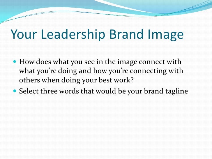 Your Leadership Brand