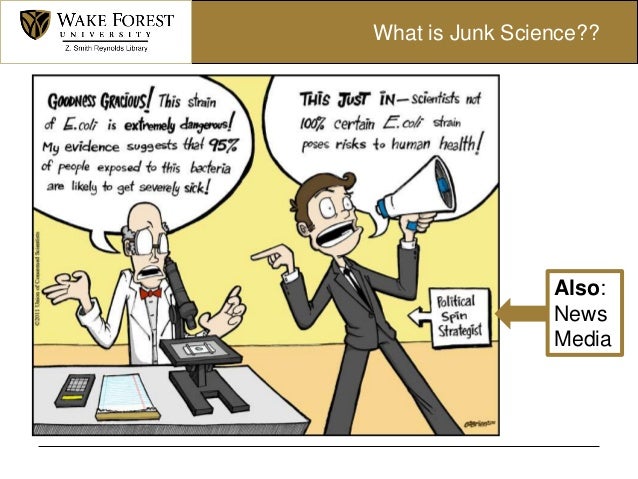 Junk science essay 04 image