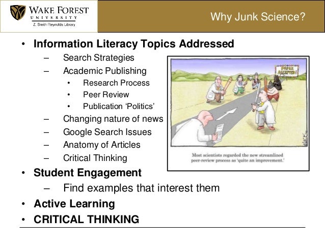 Junk science essay picture