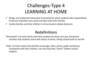 Challenges-Type 3VOLUNTEERINGRecruit widely for volunteers so that all families know that their time and talents are welcome