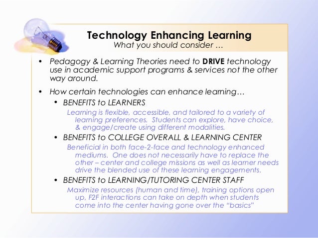 Learning Centers 2.0: Enhancing Student Learning With Technology