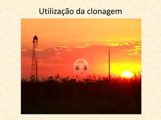 Utilização da clonagem
 