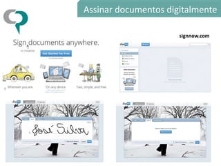 Assinar documentos digitalmente

                      signnow.com
 