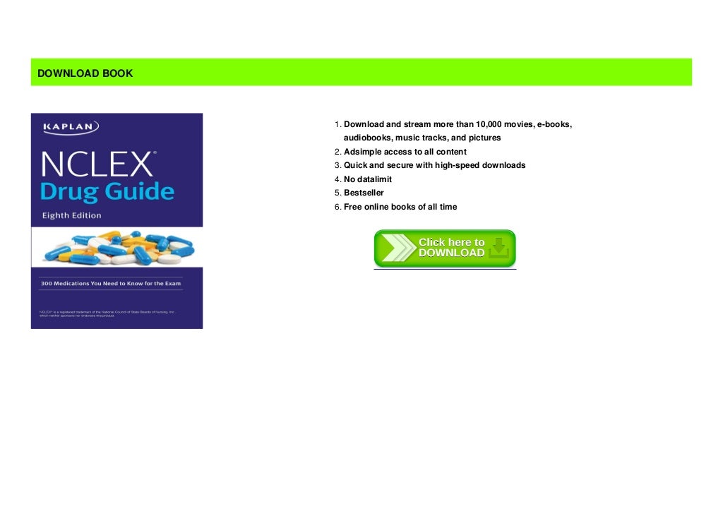 Read NCLEX Drug Guide 300 Medications You Need to Know for the Exam