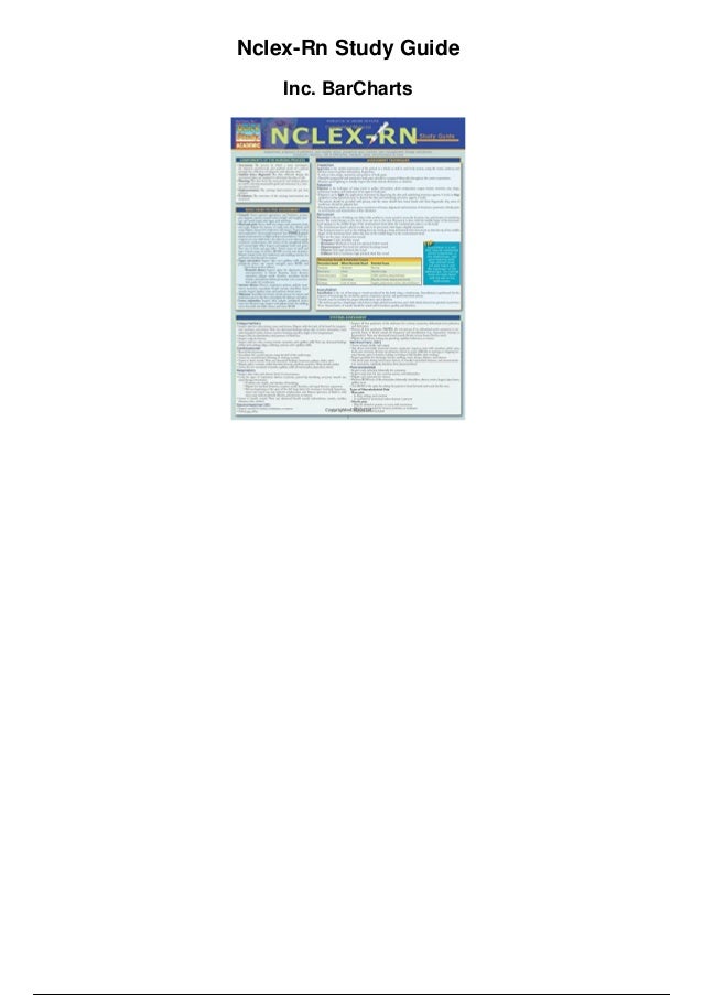 Nclex Rn Study Guide Pdf