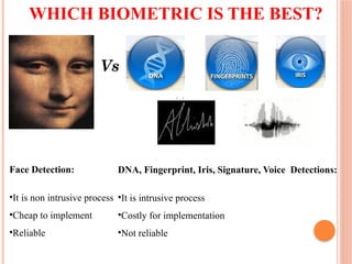 Real time face detection and recognition | PPTX