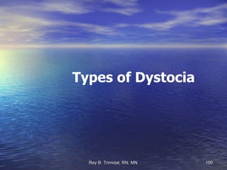 Types of Dystocia 
