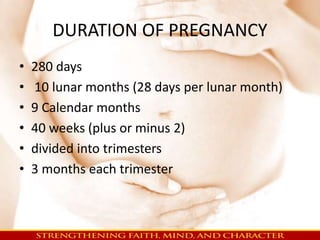 FETAL GROWTH AND DEVELOPMENT AND THE EFFECTS OF TERATOGENS | PPTX