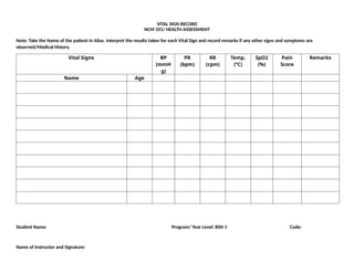 ncm 101 vital signs record sample (2024-2025)(1).docx
