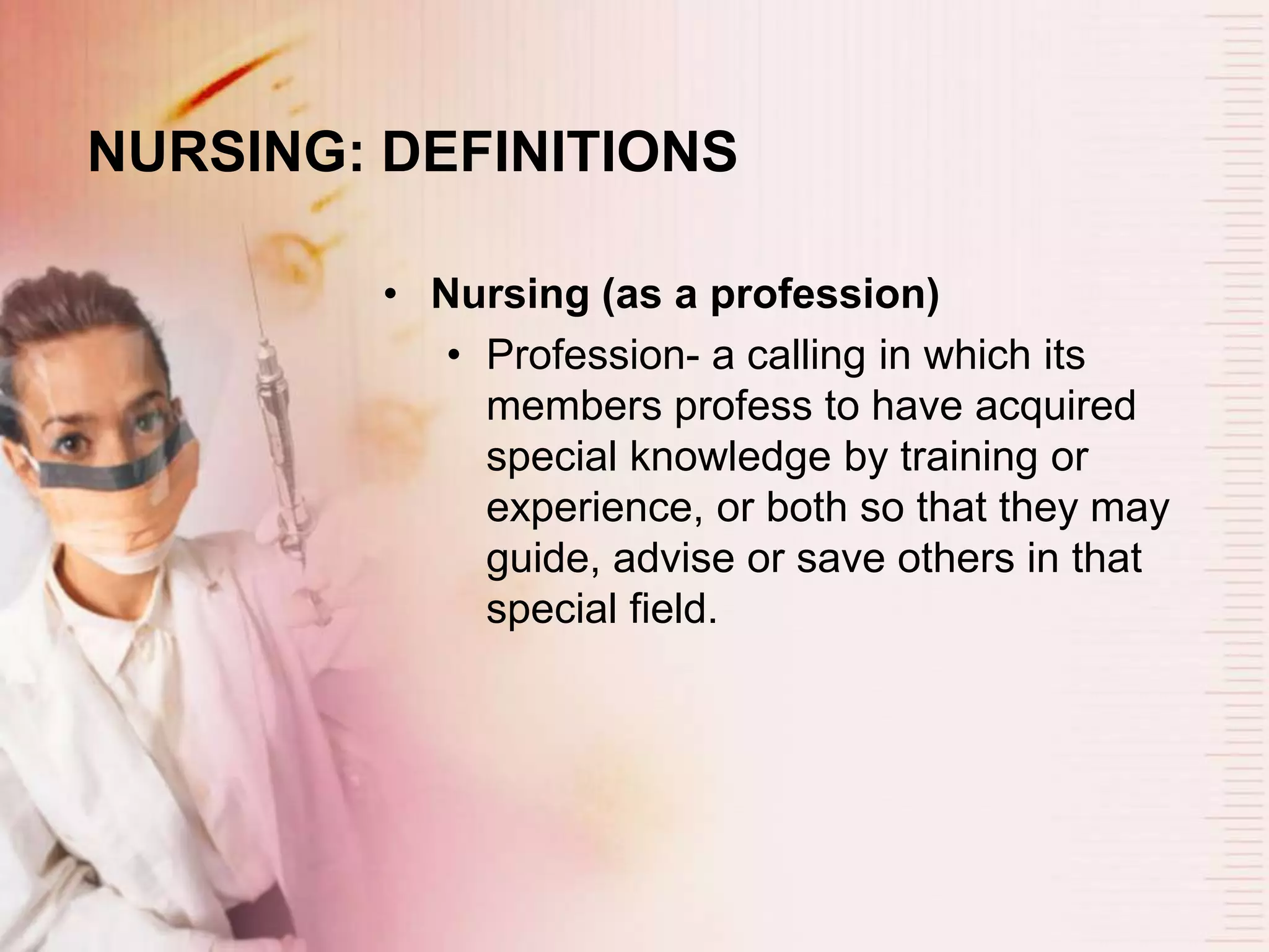 Foundations of Nursing