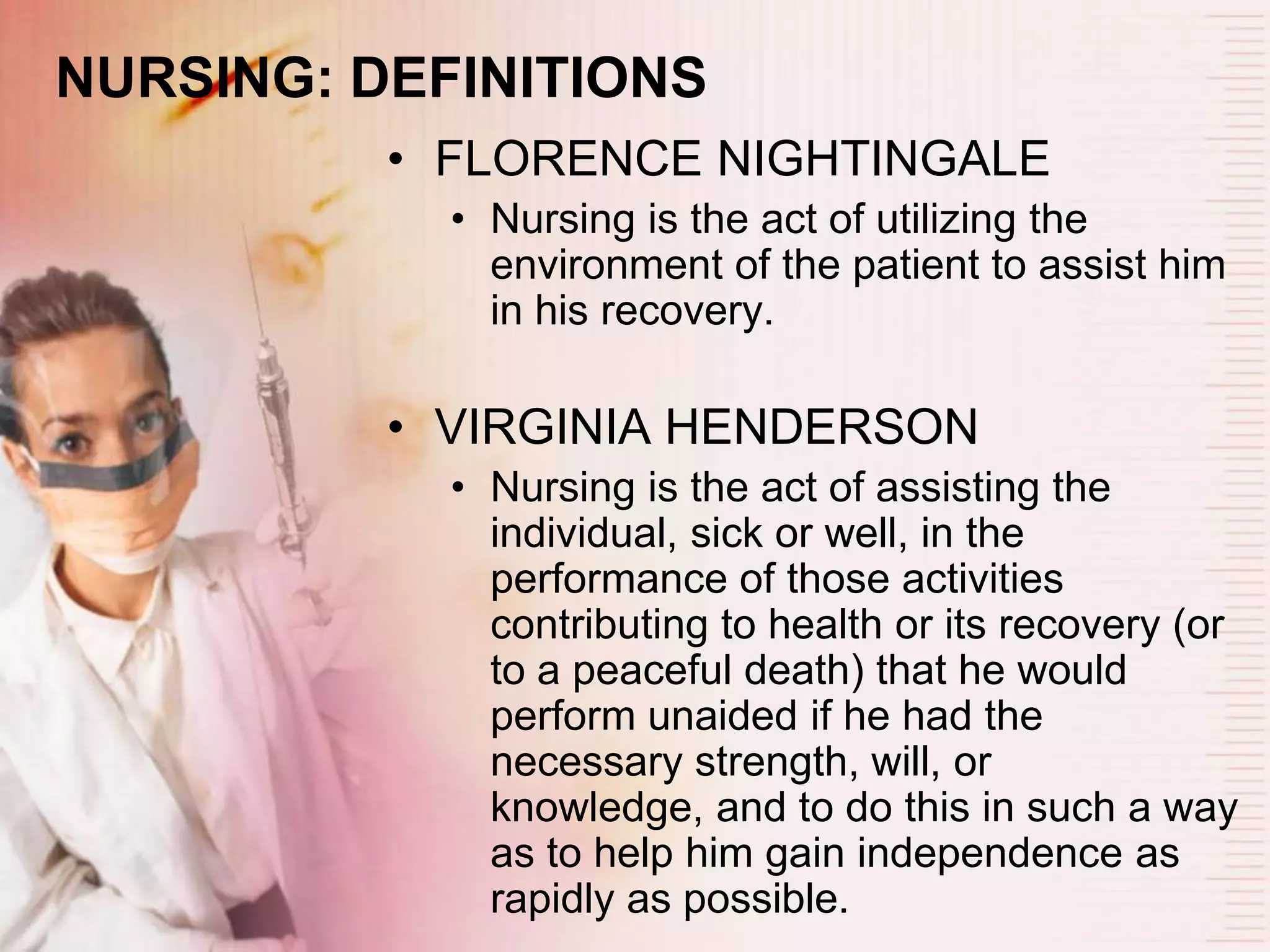 Foundations of Nursing