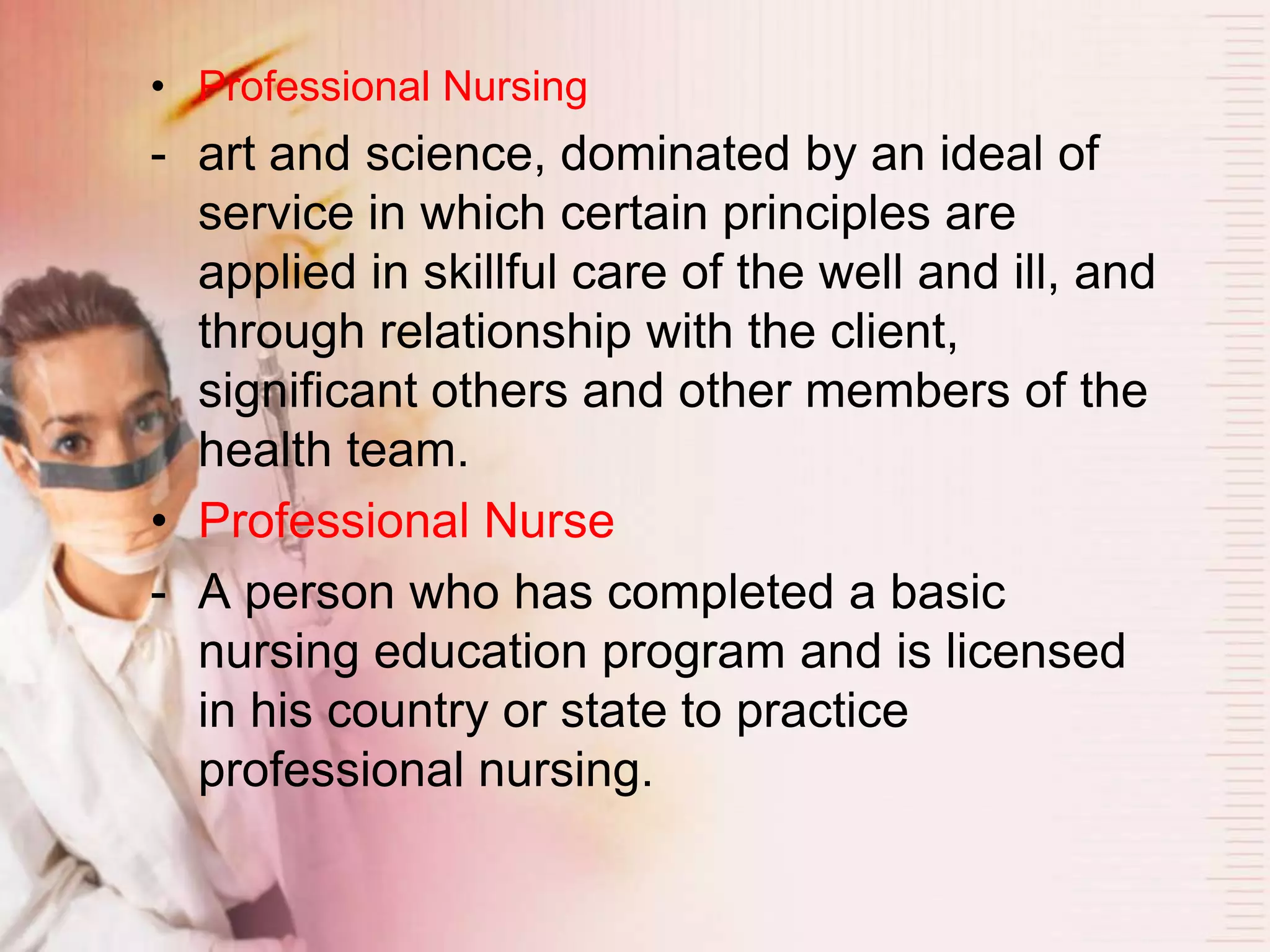 Foundations of Nursing