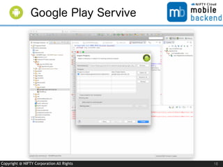 Copyright @ NIFTY Corporation All Rights 18
Google Play Servive
 