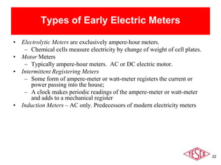 History of Electric Metering | PPTX