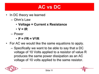 AC Circuit Theory | PPTX