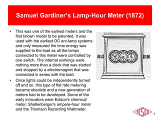 World First Multimeter History of Electric Metering (6.27.17) | PPTX