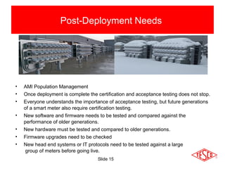 Meter Operations in a Post AMI World | PPT