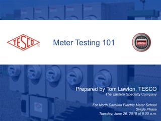 Meter Testing 101 | PPTX