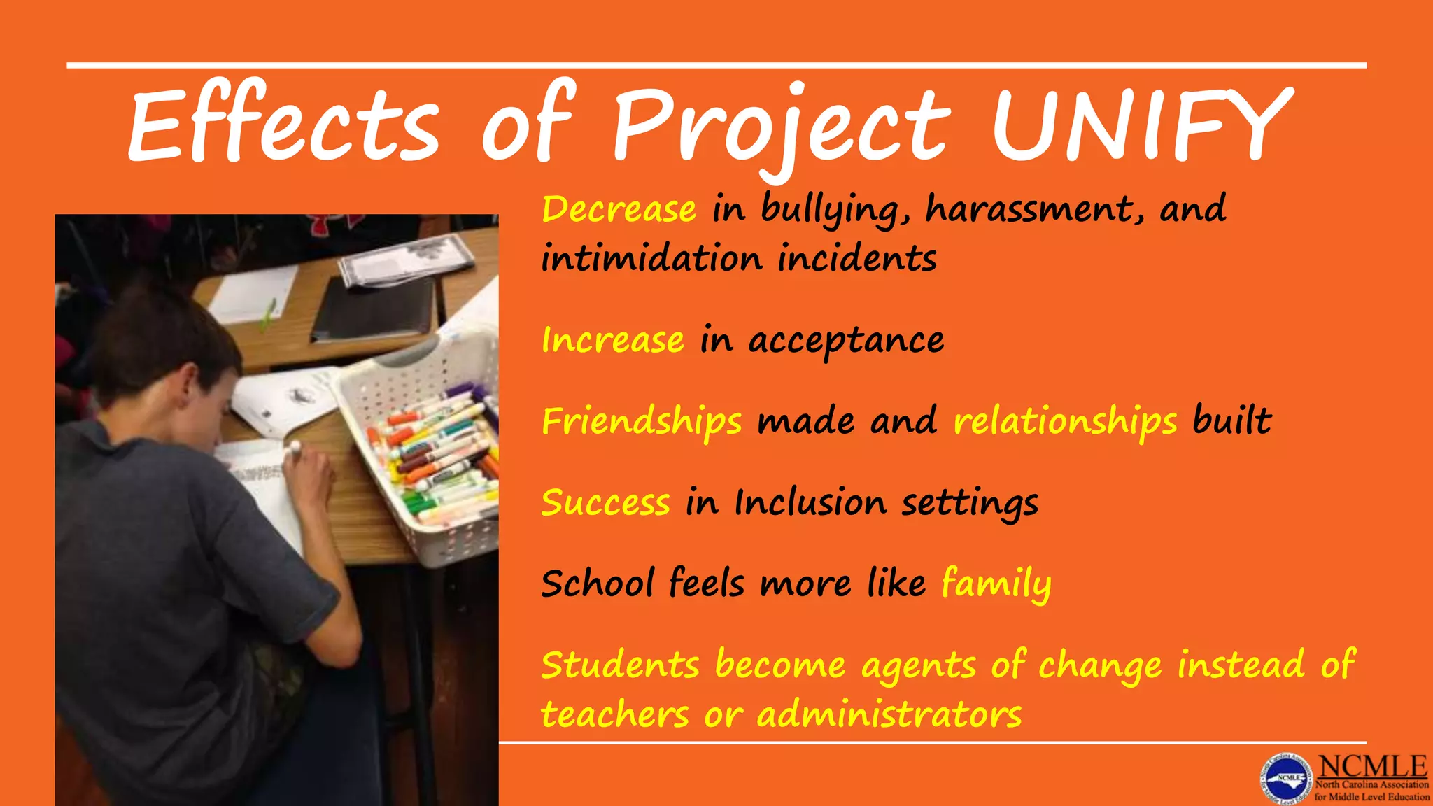 Actions in 2014-15 to Address Areas
of Concern
• Dr. Mark L’Esperance from ECU is working with our Language
Arts, Math, and Science 8 PLCs to teach us how to more
effectively collect and use data to adjust instruction
• More specific format and plan for PLC meetings
• Strategic placement of students in literacy to support student
needs, including the addition of math sections
• Revisiting our lesson plan format to be sure that we are fully
addressing differentiation
 