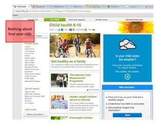 Nothing about
four year olds
 