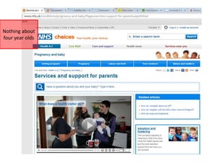 Nothing about
four year olds
 