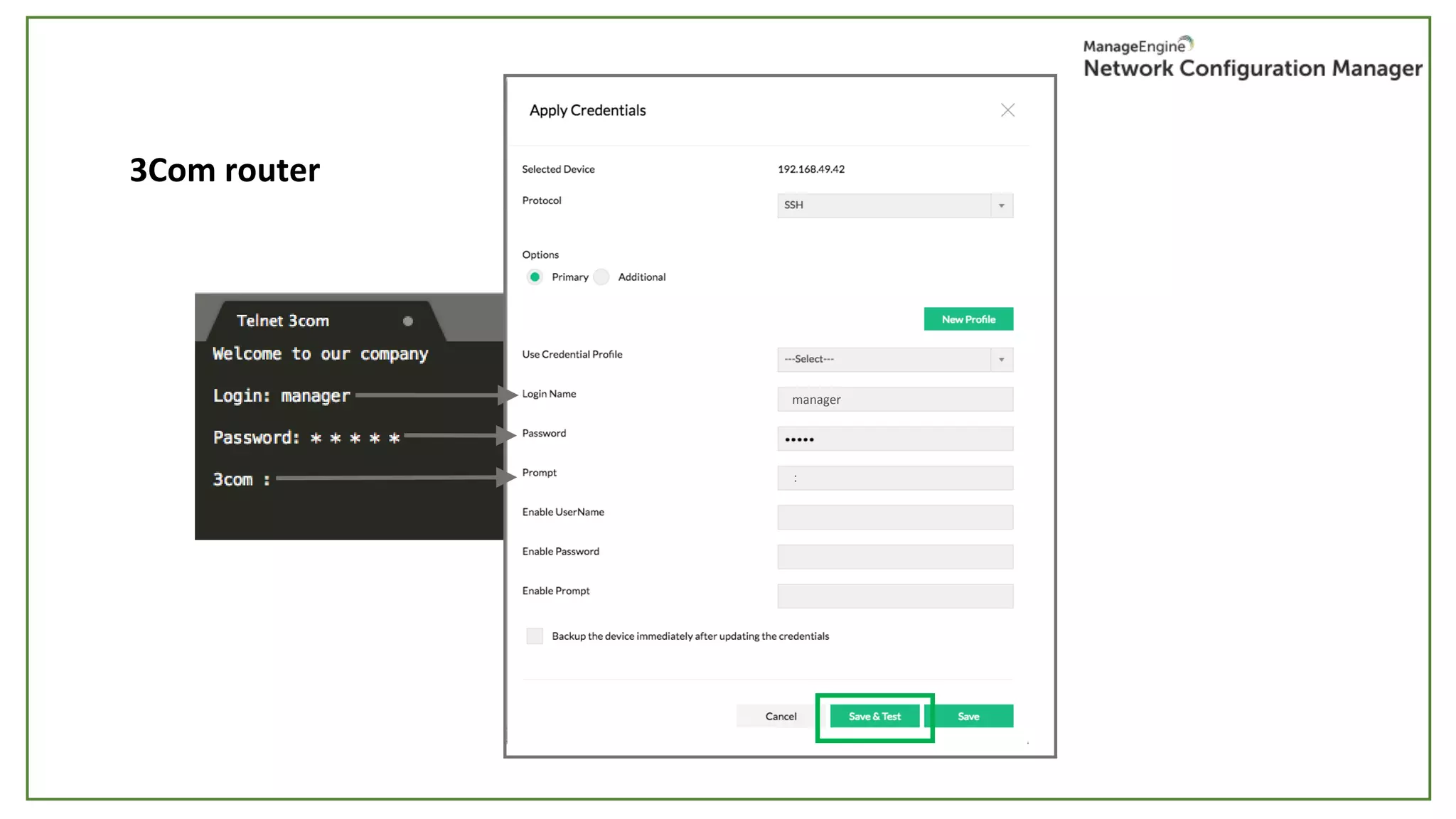 3Com router
:
manager
 