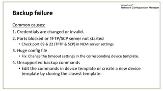 Network Configuration Manager Training - [Season 4] Part 1 ...