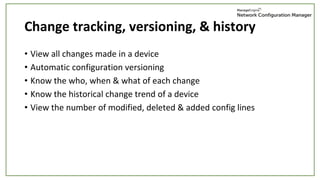 Network Configuration Manager Training - [Season 4] Part 1 ...