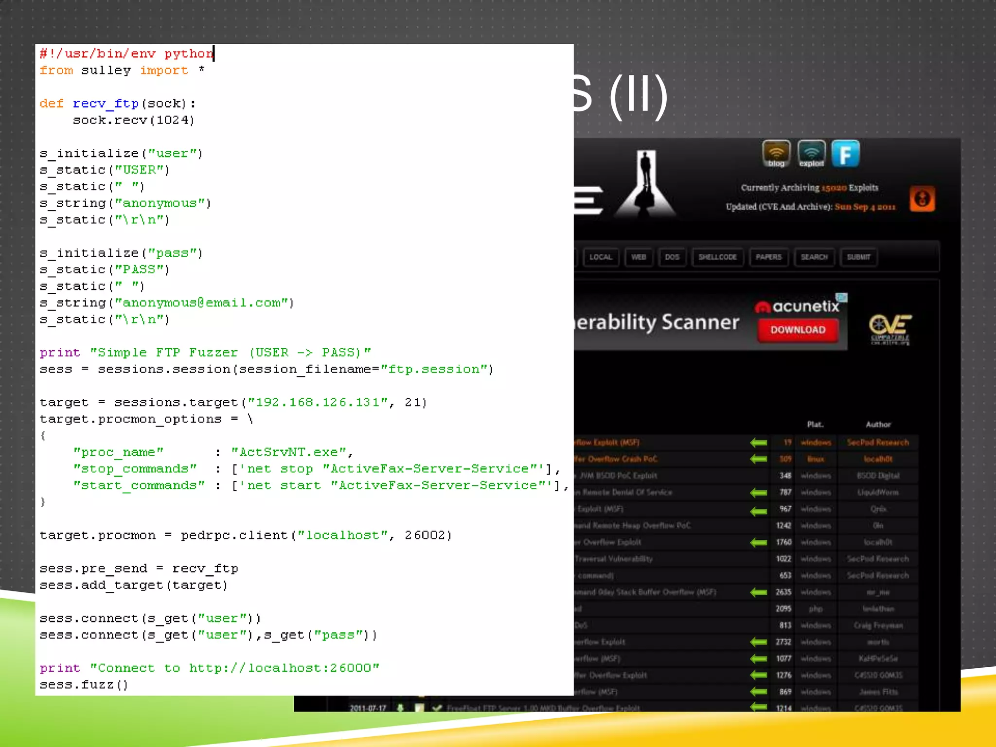 Network services (II)