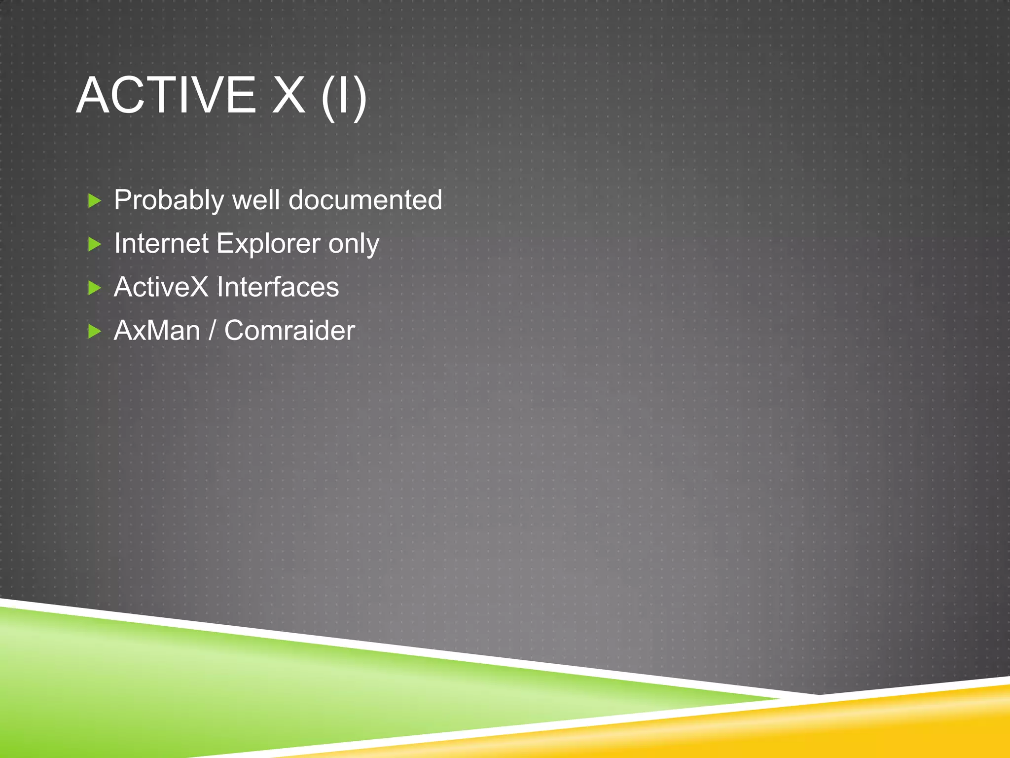 PaimeiLibraries (I)Probablywelldocumented“Hidden” apiExported symbolsArgumentsguessing