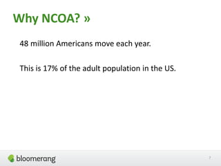 All About NCOA | PPTX
