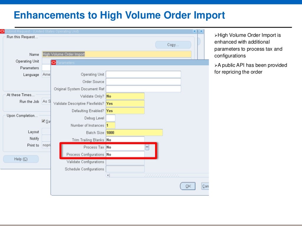 Oracle R12.1.2 and R12.1.3 features