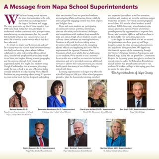 Back to School in Napa County