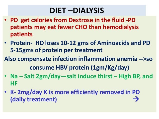 Dialysis Diet And Fluid Restriction