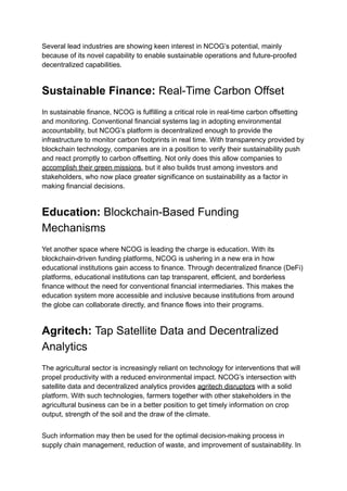 NCOG Building Sustainable Ecosystems for Data Privacy and Web3 ...
