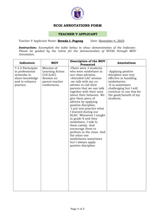 NCOI Annotations Form for Teacher V Applicant.docx