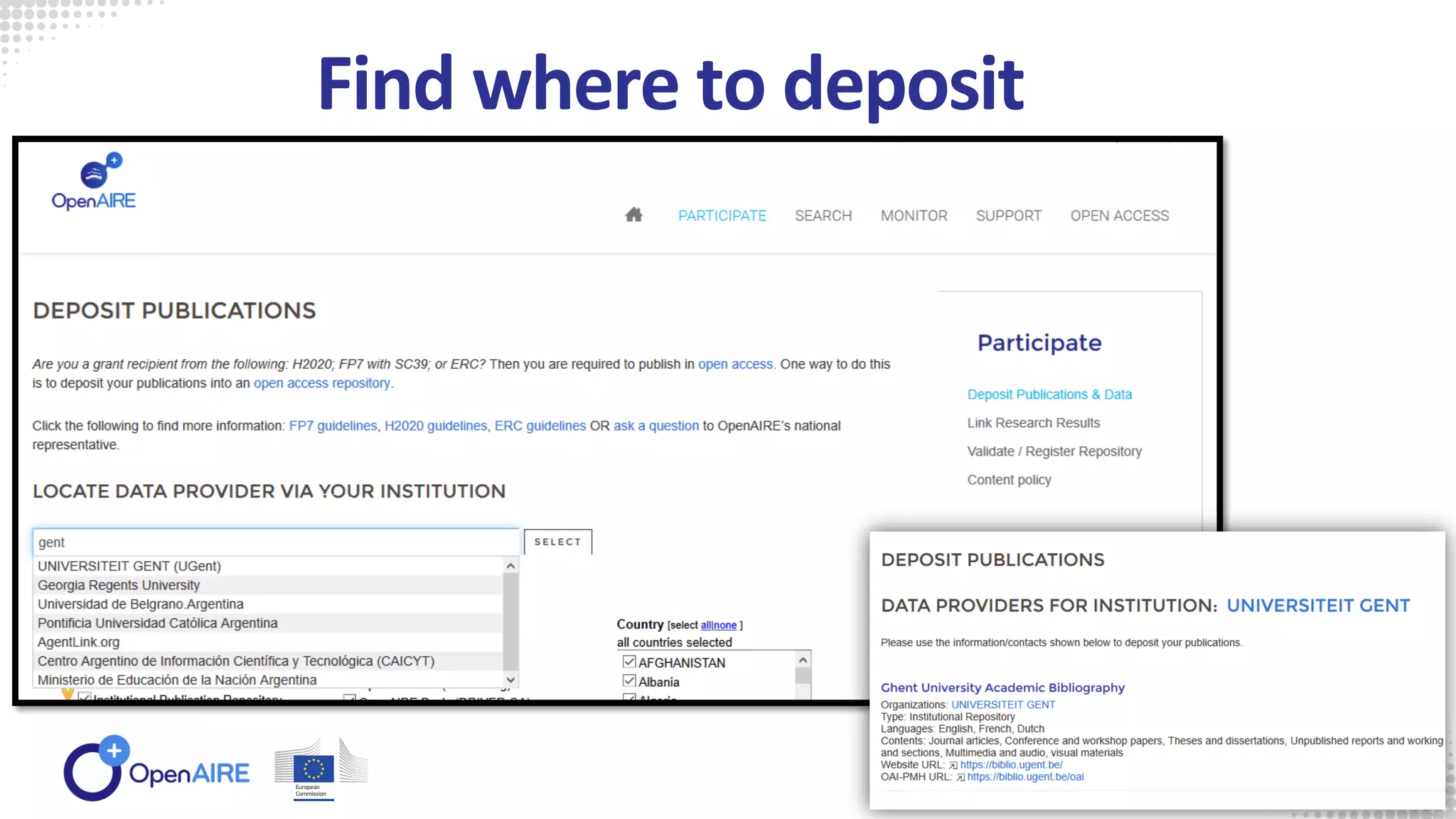 Find where to deposit
4
8
 