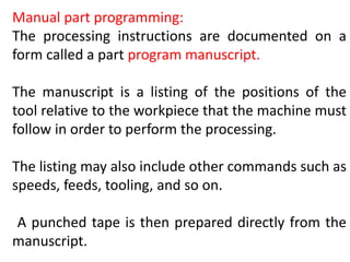 Nc part programming | PPT