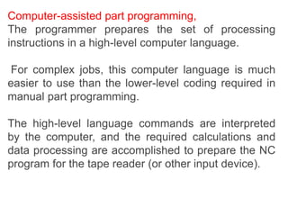 Nc part programming | PPT