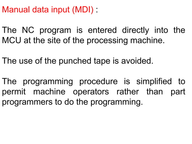 Nc part programming | PPTX